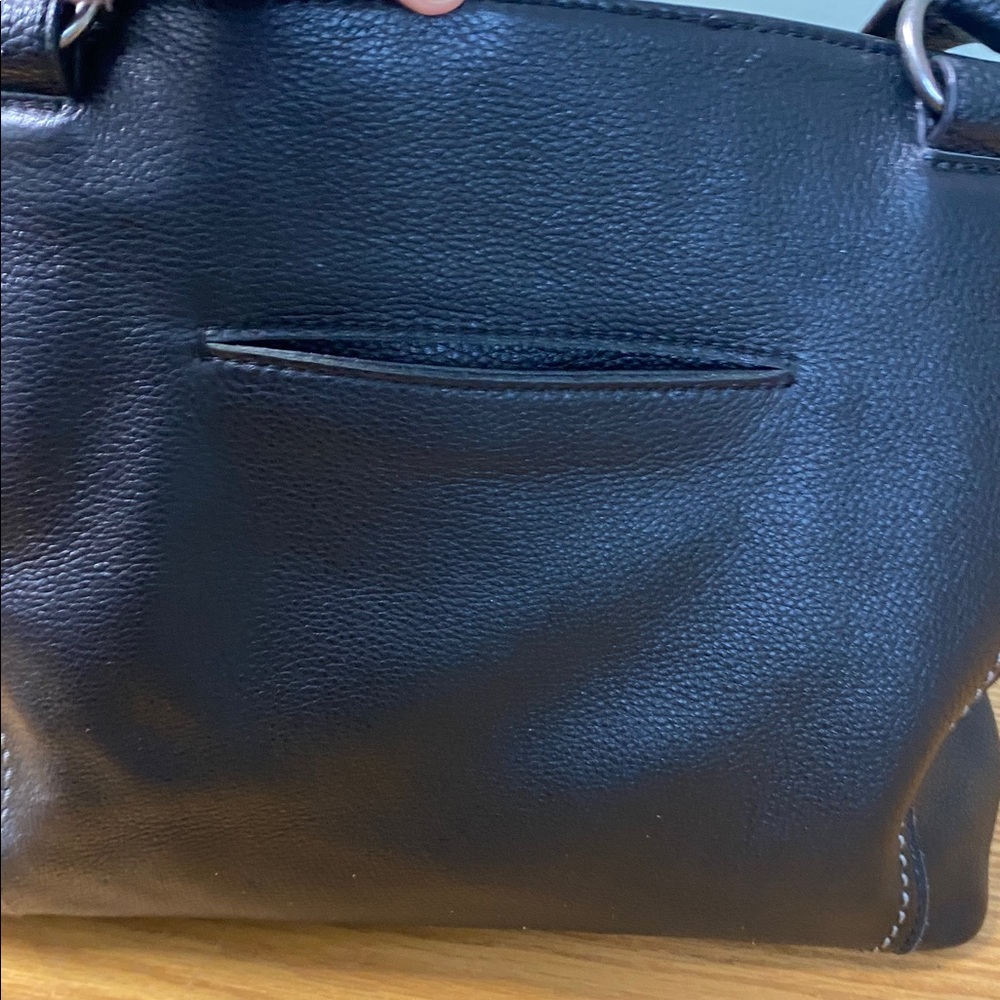 The Sak Black Leather Shoulder Bag with Tassel - Picture 7 of 12